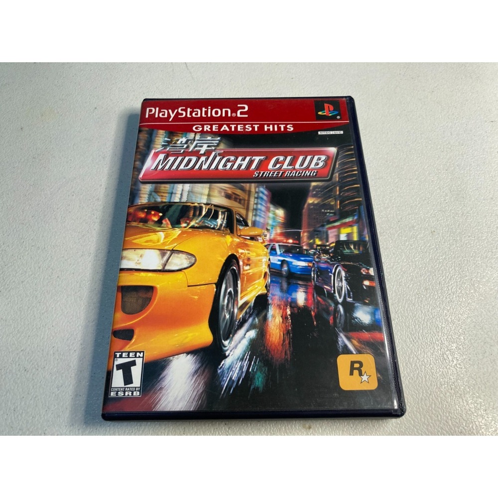 Midnight Club Street Racing Sony PlayStation 2 2000 PS2 Complete Tested Working